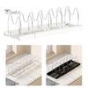 Expandable Pot Pan Organizer Rack Rustproof Corrosion Resistant U-Shaped Groove Design Easy Installation Kitchen Organizer Stand