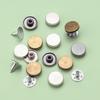Alloy Flat Rivet Buttons for Clothes, Shoes, Bags, Hats - Round Stud Decorations