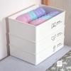 10/15 Grids Panties Socks Organizer Dustproof Wardrobe Storage Box Underwear Storage Box  for Home