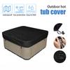 Durable Dustproof Square Spa Bathtub Cover Hot Tub Protective Cover Oxford Swimming Pool Cover