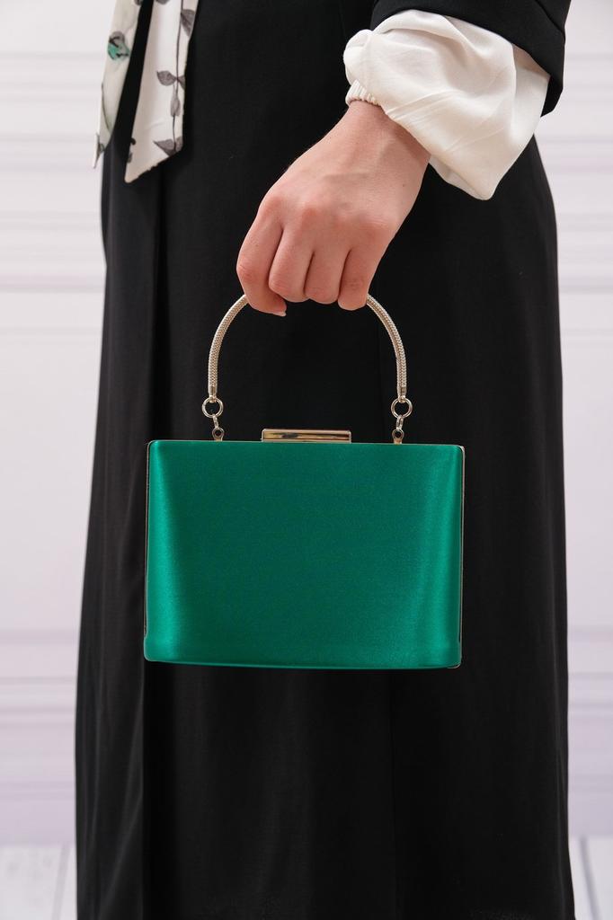 Women's Stylish and Useful Evening Dress Bag Women's Powder Fabric Evening Dress Clutch Portfolio Bag