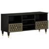 VidaXL TV Cabinet 100x33x46 Cm Solid Mango Wood, TV Stand, Media Cabinet, Hi-fi Cabinet, TV Unit, Multimedia Cabinet, 358338