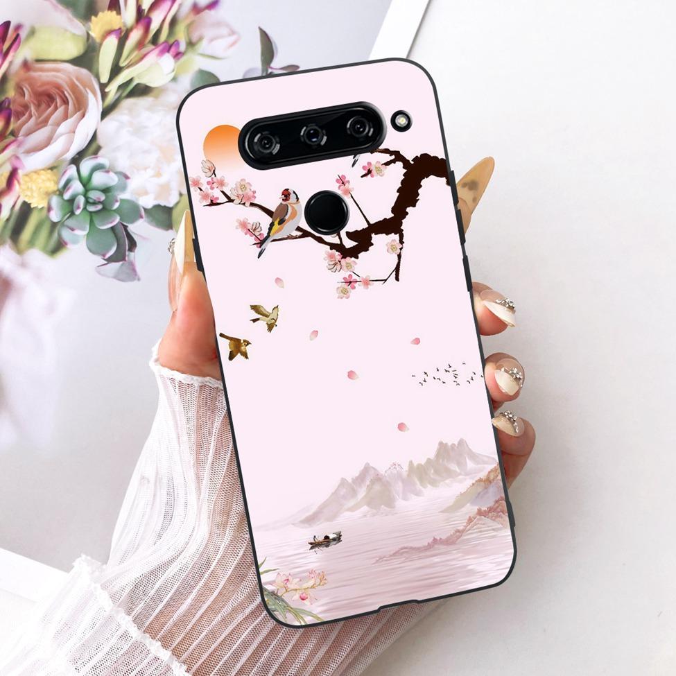 Чехол для телефона для LG V40 ThinQ Чехол Эстетичный Милый Модный Забавный Расписной Корпус для LG V40 ThinQ V405 LM-V405 LM-V409N