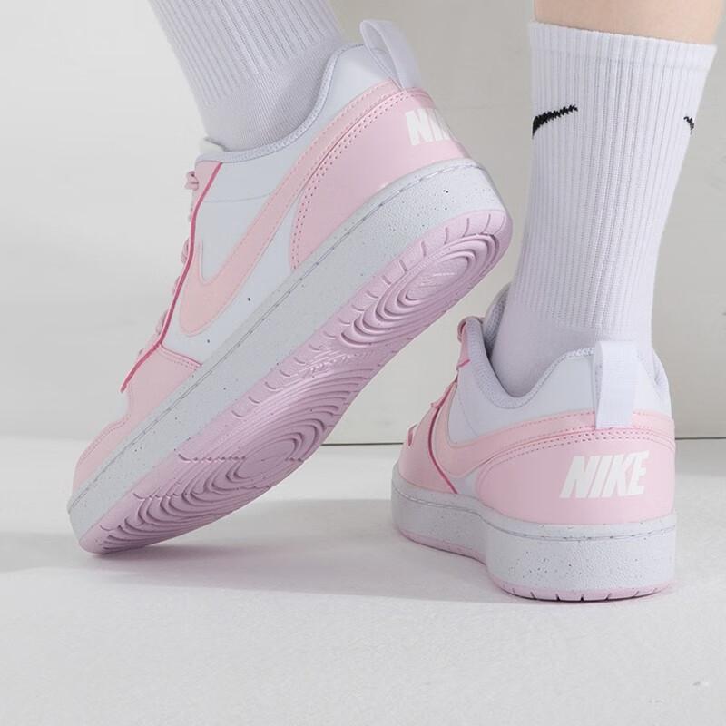 Nike Детские кроссовки Court Borough Low Recraft GS Pink Foam White DV5456-105