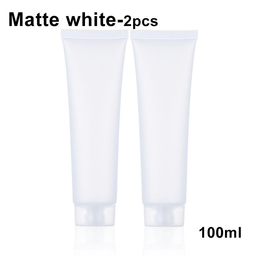 2PCS Makeup Tool Squeeze Containers Travel Size Lotion Packing Shampoo Holder Cream Tube Refillable Bottle