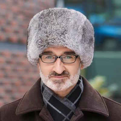 Новая зимняя толстая теплая шапка мужская теплая хлопковая шапка соломенная шляпа из искусственной кожи