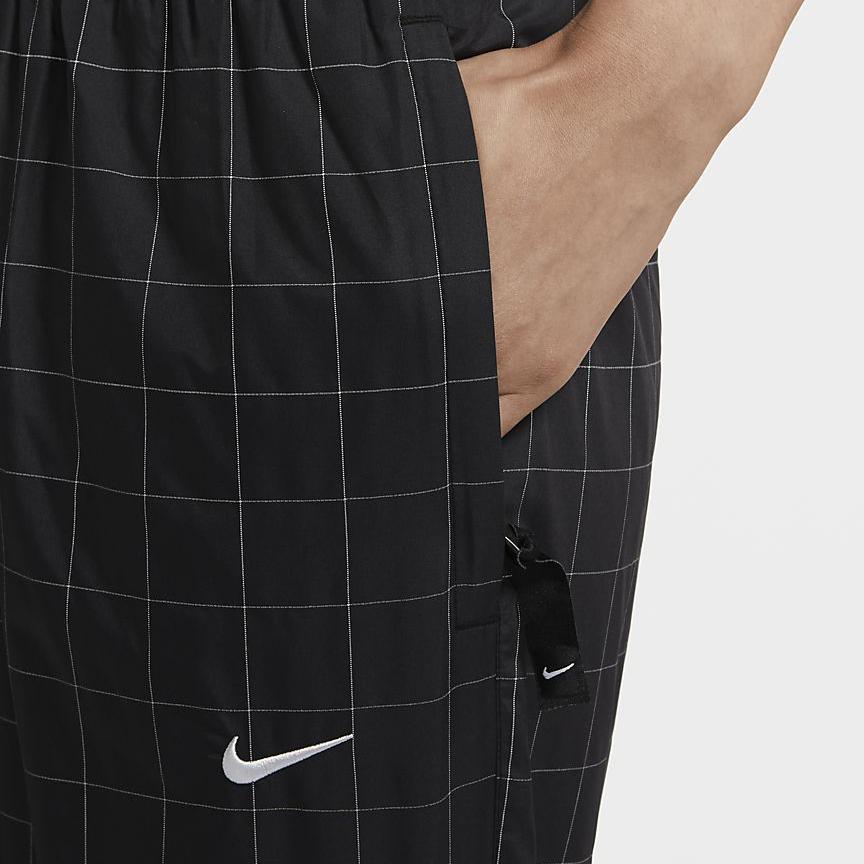 Nike Спортивные брюки Lab Woven Mesh со светоотражающими манжетами, женские брюки, черные DA0329-010