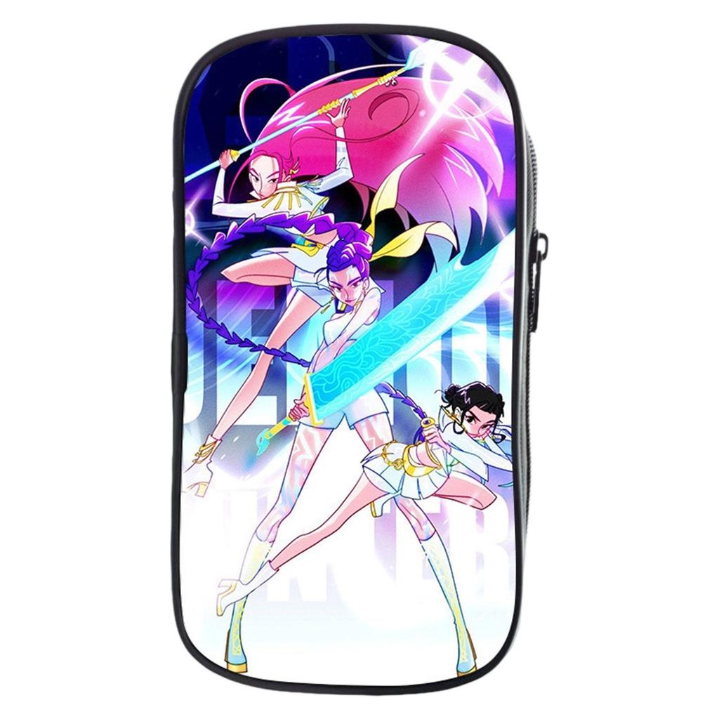 KPOP Девочки Мультяшный Пенал Пенал для Начальной Школы Сумка для Канцелярских Принадлежностей Детский Пенал Аниме Принт
