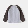 Boys Raglan Sleeve Cotton T Shirt Long Sleeve Casual Spring Autumn Base Layer Top Fashion Clothing for Toddler and Kids