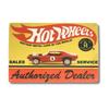 1 шт. Металлическая настенная скульптура Hot Wheels|Авторизованный дилер Жестяной постер,Подарок на Хэллоуин и Рождество,Декор для игрушечного гаража/мужской пещеры