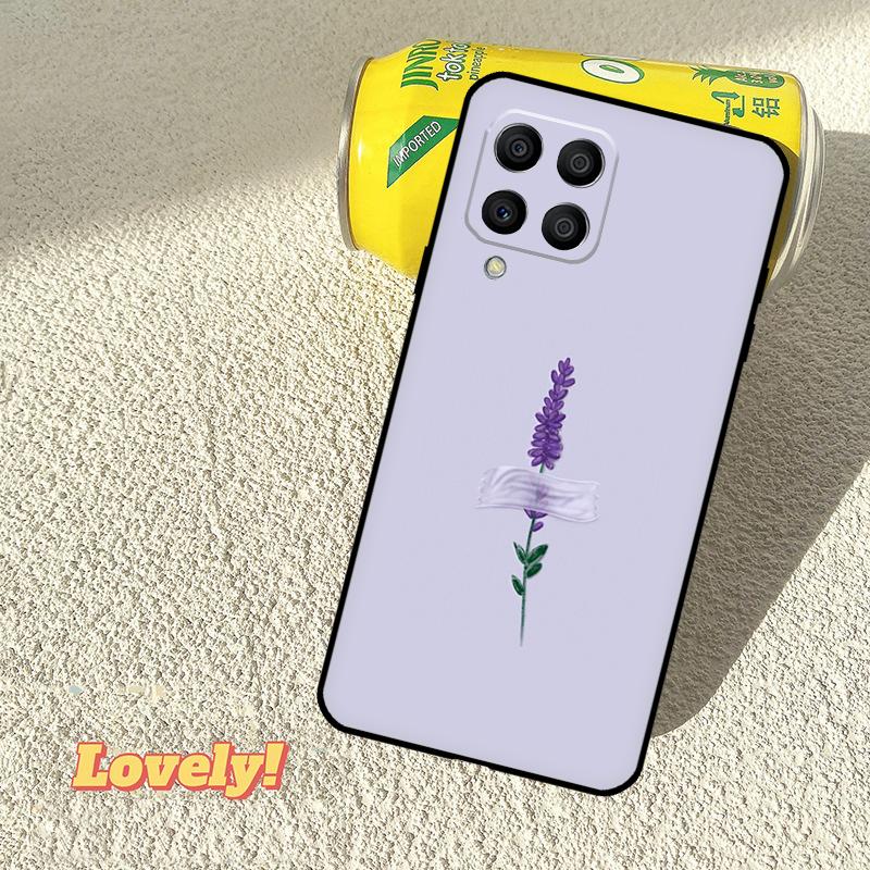 Чехол с лавандовыми фиолетовыми цветами для Samsung Galaxy M53 M16 M11 M21 M31 M35 M12 M13 M14 M15 M36 M56 M32 M52 M55 M34 M54