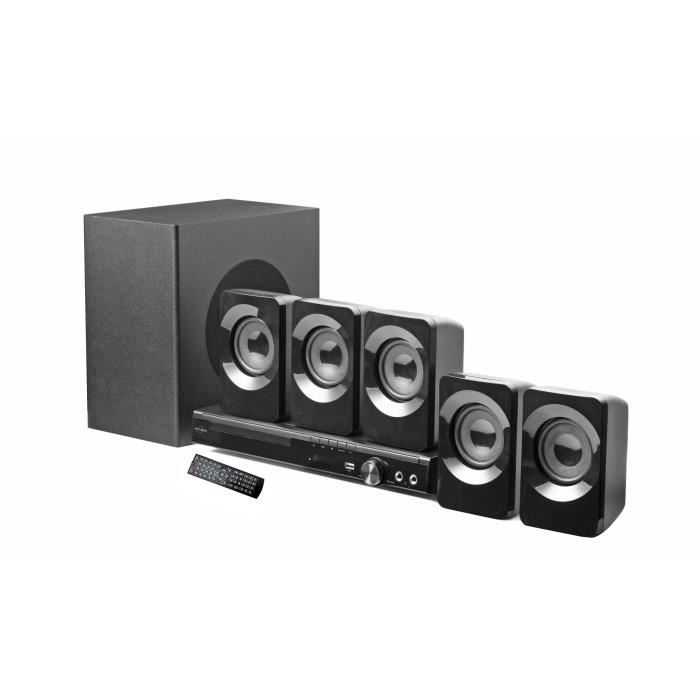 INOVALLEY 5.1 Home Cinema System with Bluetooth Subwoofer and DVD Player