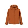 Training Series Color Block Zip-Up Hooded Comfortable Breathable Versatile Fleece Lined Warm Jacket Women Jackets Sugar-Coffee 162517624S-3