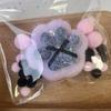 Mochi Taba Squishy Cat Paw With Flocking New Fidget Toy Kawaii Plush TPR Cat Paw Soft Relief Relax Toys