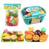 Kids' Pretend Play Kitchen Set: Veggies, Fruits, Burger & Fries