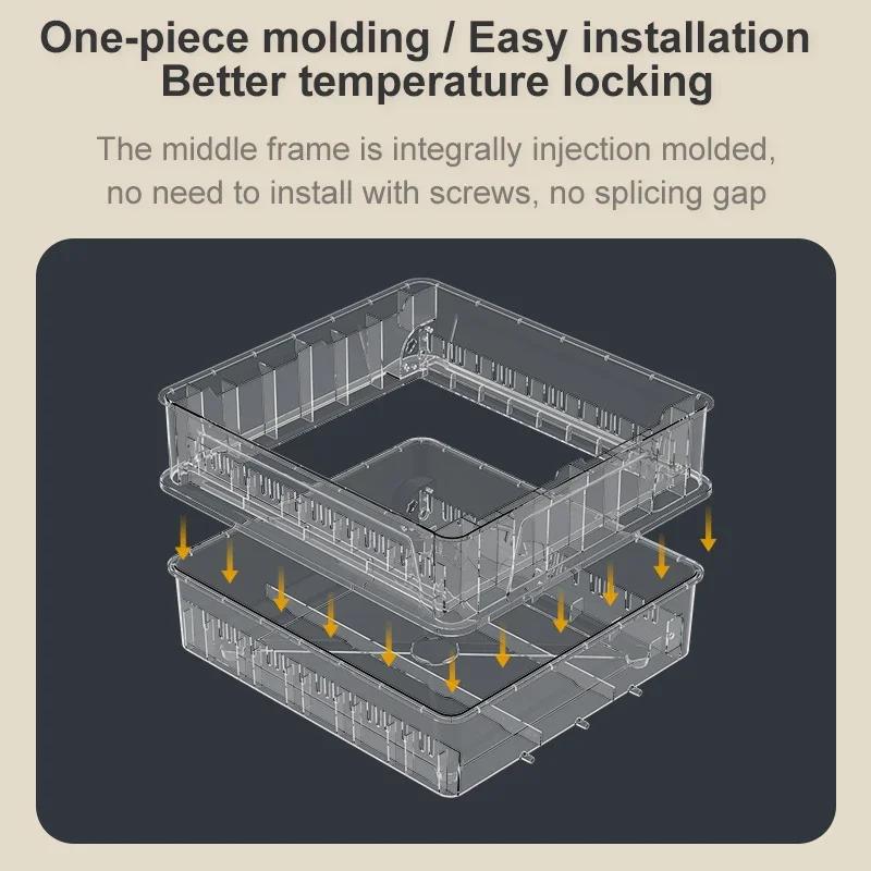 Автоматический инкубатор для яиц, брудер 110 В, 220 В, с вилкой питания, двойной воздуховод, циркуляция теплого воздуха, интеллектуальная внутренняя инкубация яиц