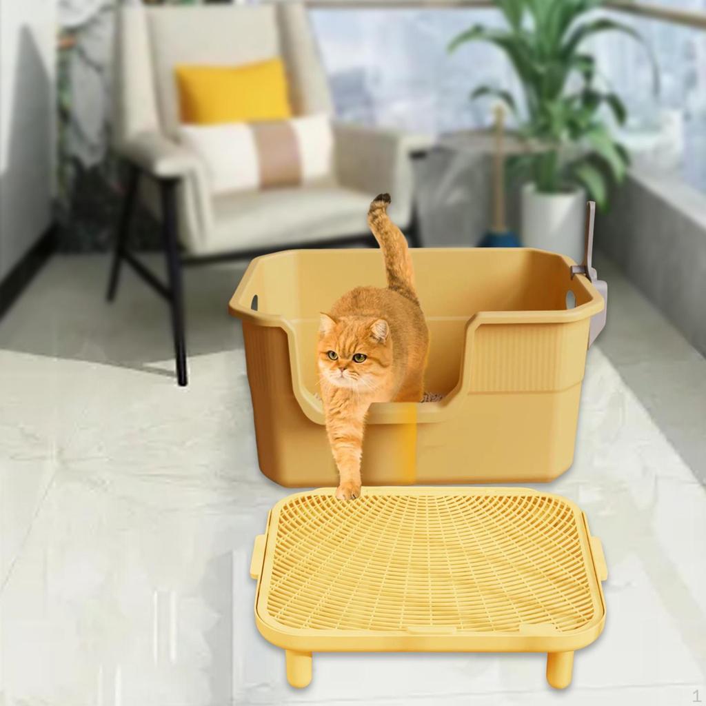 Cat Litter Ramp Step Decorative Multifunctional Trapping Mat Trapper for Terrace Bathroom