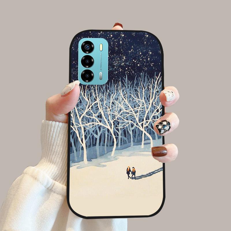 Для ZTE Blade V40 Vita Модный Чехол 8045 Мягкая Силиконовая Задняя Крышка Для ZTE Blade A72 Чехол A 72 4G Телефон Защитный Fundas Para