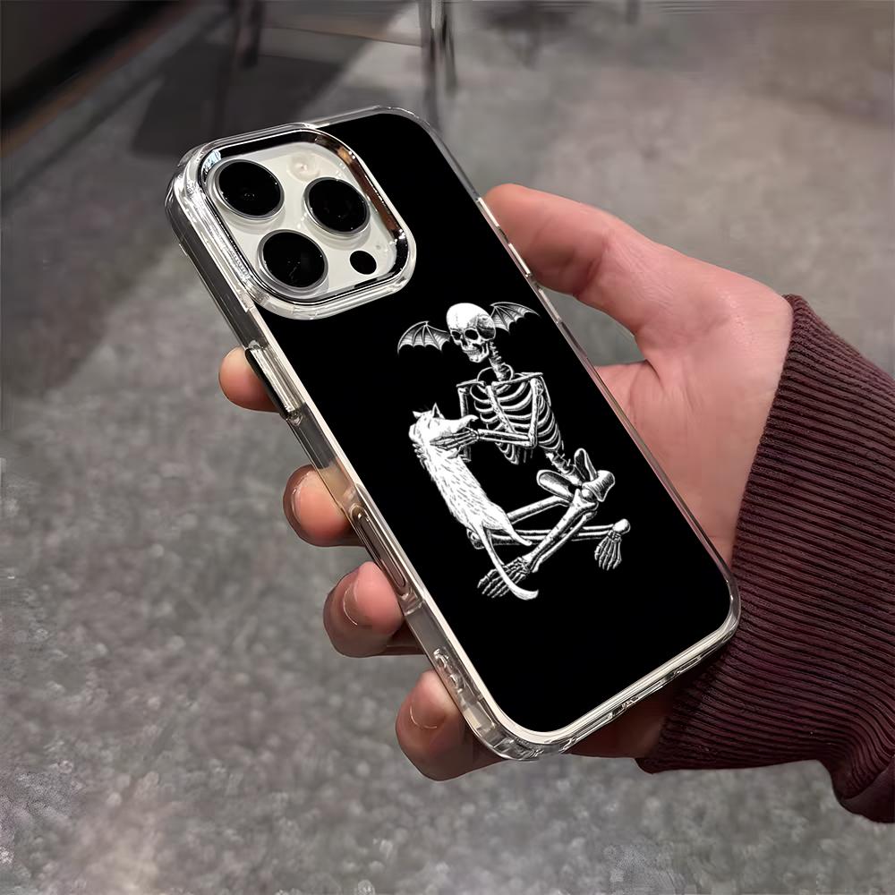 Чехол для телефона A-Avenged Sevenfold для iPhone 17 Air 16 E 15 14 13 12 11 Plus Pro Max Гальванизированный Прозрачный Мягкий Чехол
