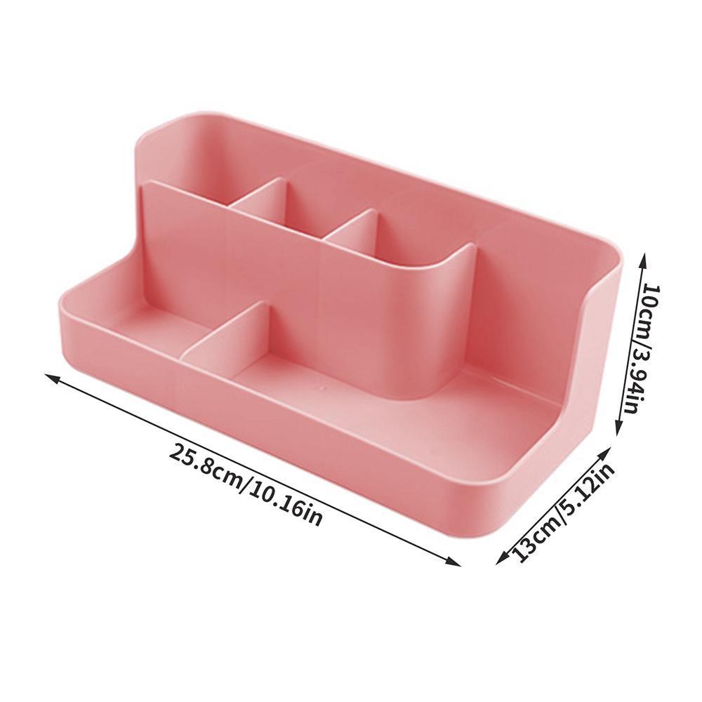 Органайзер для макияжа, косметический ящик для хранения для ванной комнаты, офиса, рабочего стола для кистей, лосьонов, губной помады, контейнер для лака для ногтей