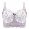 Women's Bras Full Coverage Soft Cup Non-Padded Lace Wireless Minimizer Floral Bralette 75 80 85 90 95 100 105 B C D E F G H I J