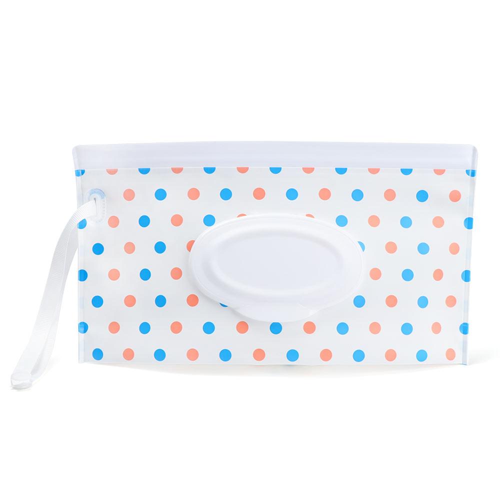 Cover Baby Product Portable Snap-Strap Wet Wipes Bag Cosmetic Pouch Tissue Box Stroller Accessories
