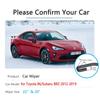 Автомобильная щетка стеклоочистителя для Toyota 86 GT86 FT86 Scion FR-S Subaru BRZ 2012~ Стеклоочистители ветрового стекла Автомобильные аксессуары 2013 2014