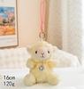 Sheep Plush Toys 16/23cm Simulated Sheep Stuffed Pendant Kawaii Keychain Adorably Home Decor Toys Birthday Gifts Squishy Doll