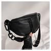 Women's pu bag Korean leisure commuter shoulder bag fashion chain underarm stray bag anti-splashing large-capacity messenger bag