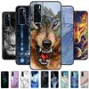 Чехол для Vivo V20 SE Животный Мультяшный Мягкий Силикон Funda для Vivo V20 SE V2022 V2023 Чехол для Телефона VivoV20SE Черный Coque 6.44 дюйма