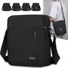 Men's Waterproof Oxford Cloth Crossbody Handbag, Casual Single Shoulder Messenger Bag