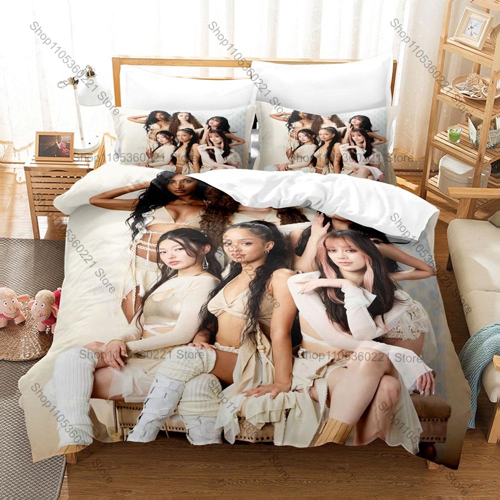 Modern UK Jazz Soul R&B Style Duvet Cover + 2 Pillowcases Sienna Spiro Digital Printed Machine Washable Holiday For Young Fans