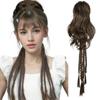 Synthetic Long Curly Braid Ponytail Hair Braid Wig Extension Claw Clip Ponytail Buns Ponytail For Women Daily Use