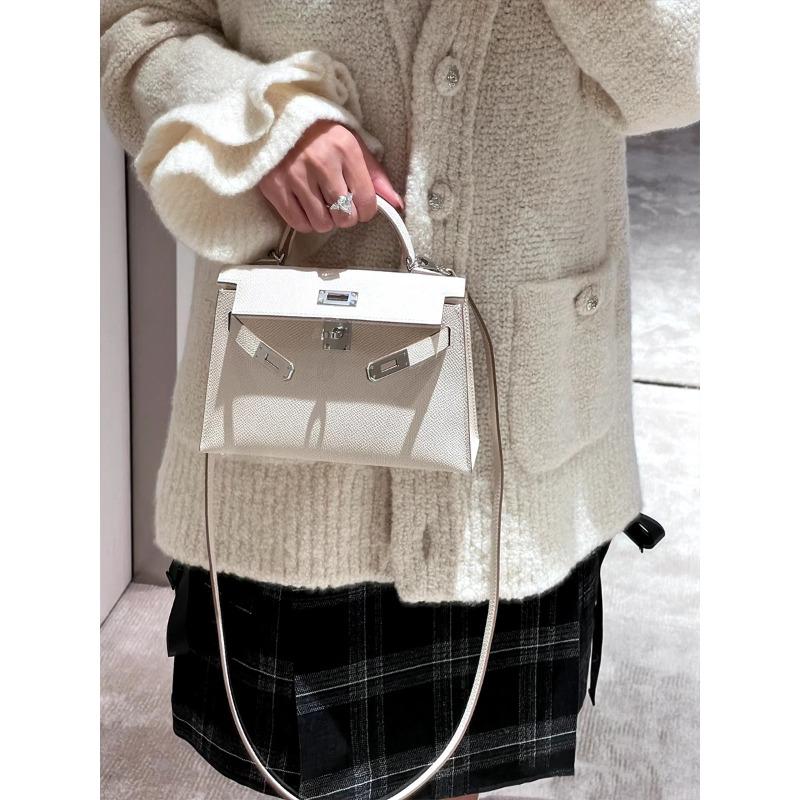 High End Quality Palm Pattern Mini Second-generation Bag Mini Bag Genuine Leather Women's Bag Cowhide Single Shoulder Handbag Crossbody Bag