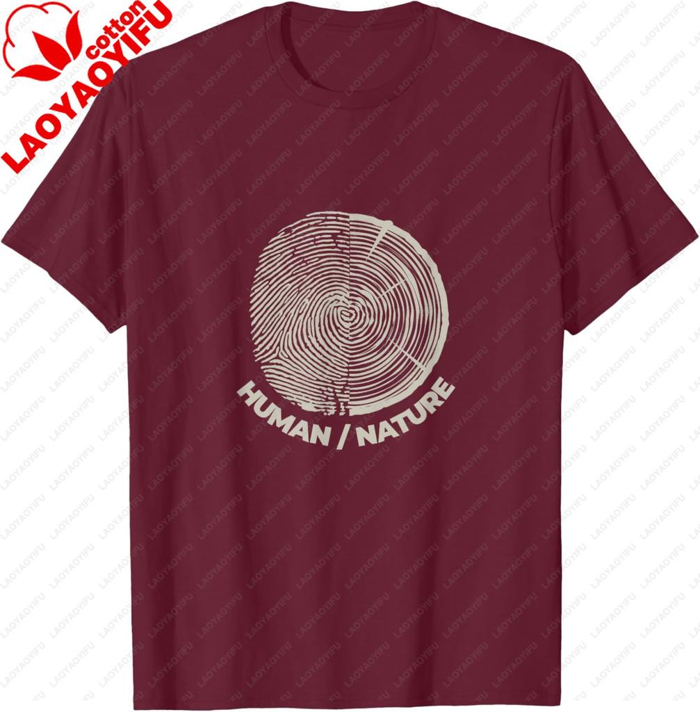 HuUnisex Nature Eco Tree Art Light Logo TShirt Unisex Summer Streetwear Tops Cotton Vintage Clothes Tops Graphic T Shirts
