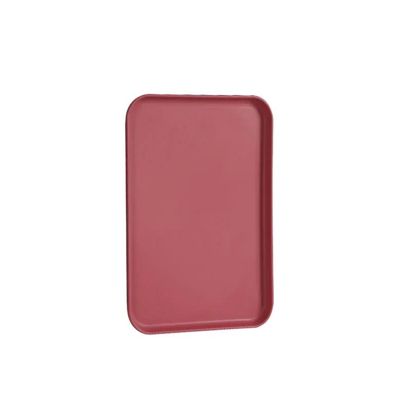 Новый Nordic PP поддон пластиковый поддон еда хлеб форма зеленый прямоугольный хранение бытовые кухонные принадлежности отель сервис поднос десерт