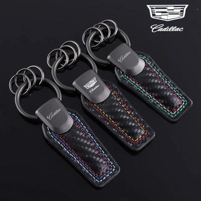 Для ATS BLS CT4 CT5 CTS ESCALADE SLR SLS SRX STS XLR XT4 XT5 XT6 XTS Металлическое Лого Автомобиля Брелоки Держатель Кожаные Брелоки
