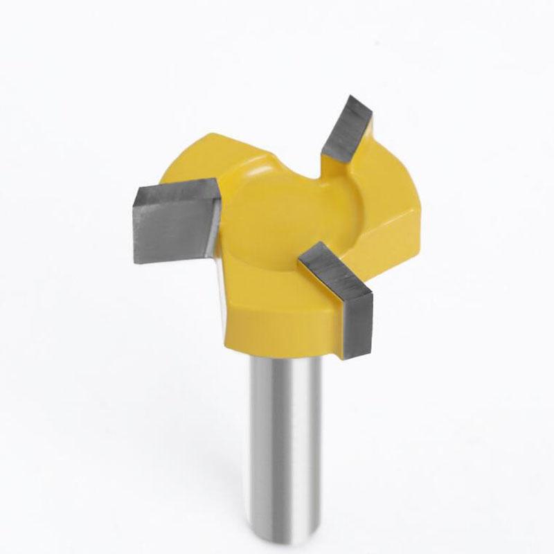 Фреза с прямым краем, долбежная фреза с Т-образным пазом, 6 мм, хвостовик 1/4, 8 мм, фреза для выравнивания деревянных плит, вольфрамовая фреза