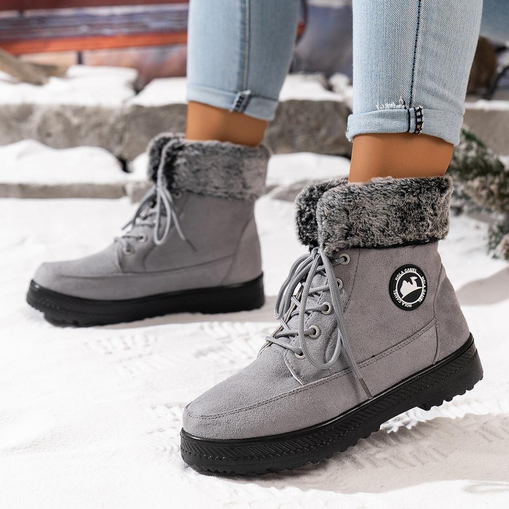 Women's Shoes, Cotton Shoes, Snow Boots, Women's Boots, Fleece and Thickened, Cold-proof Shoes, Warm Shoes, Long Boots