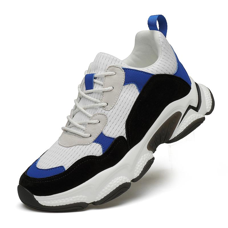 Мужская обувь для увеличения роста Высокая обувь Мужские кроссовки Обувь на платформе Обувь для увеличения роста Стельки 6 см Мужская обувь