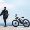 LANKELEISI MG740 Plus Electric Bicycles 2*1000W Motor,120KM Range,48V 17.5Ah Removable Battery,26*4.0 Inch Fat Tires E-Bike