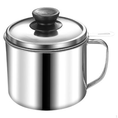 Контейнер для жира для бекона, фритюрница, 1,3 л, корзина для жарки, удобное сито для масла