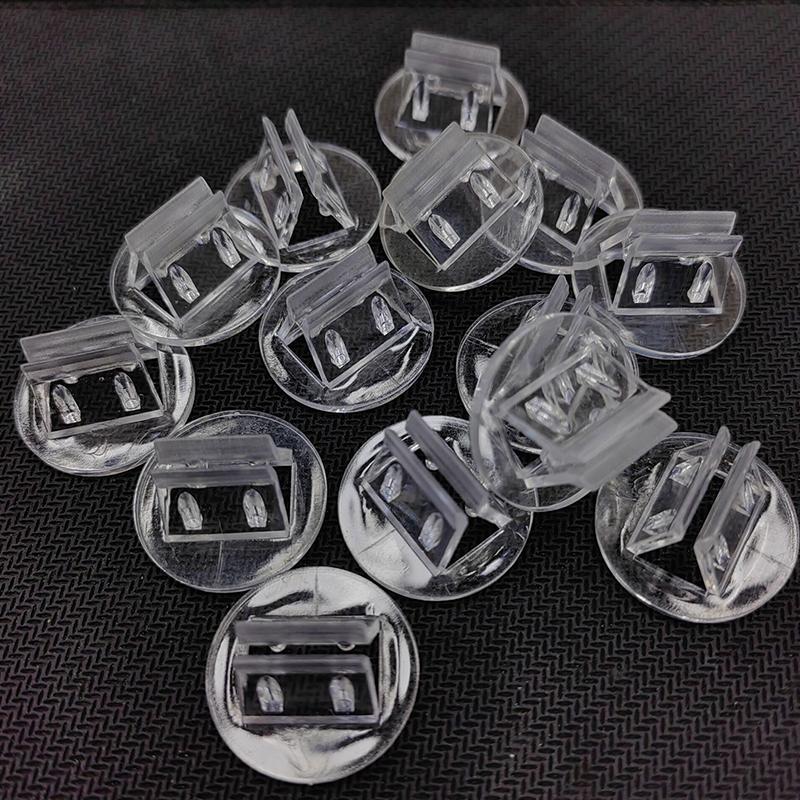 10 шт., 20 мм, подставка для пластиковых карт, уникальные прозрачные фиксированные реквизиты для бумажных карточек для настольных игр