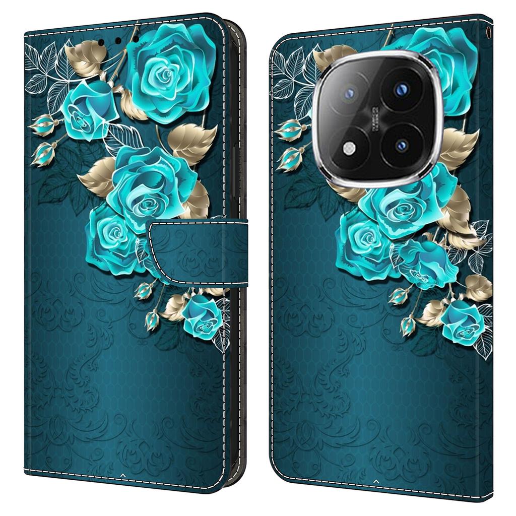 For Xiaomi Redmi Note 14 Pro+ 5G Case Magnetic Clasp 3D Pattern Leather Wallet Phone Cover