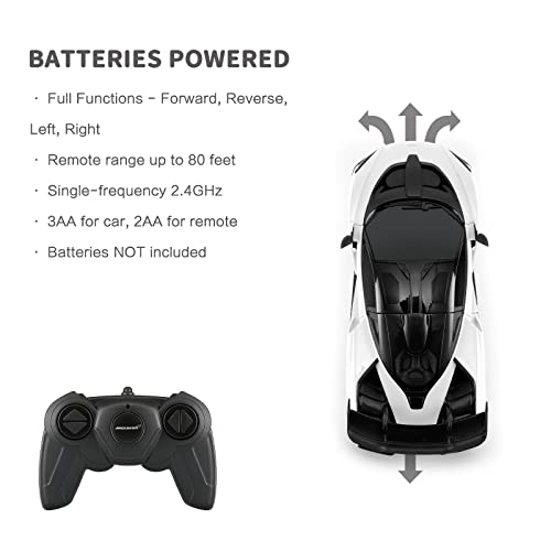 RASTAR 1:24 Scale McLaren Senna Model Car, White