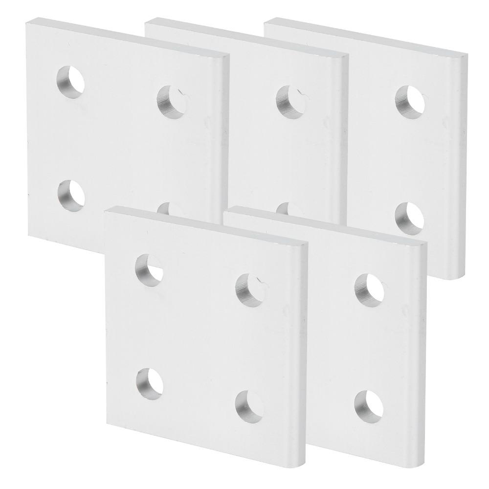 5pcs Linear Motion Connecting Plate Flat Design Corner Bracket Plate For DIY Projects