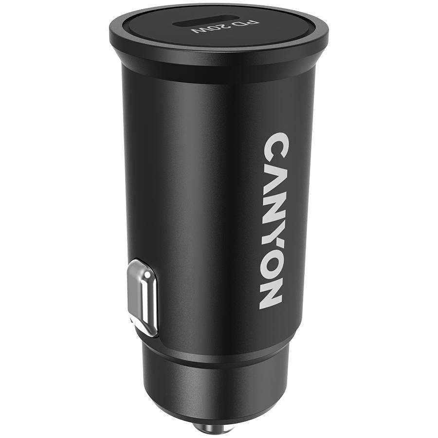 Canyon Ładowarka Samochodowa C-20 Pd 20W Usb-C Czarna