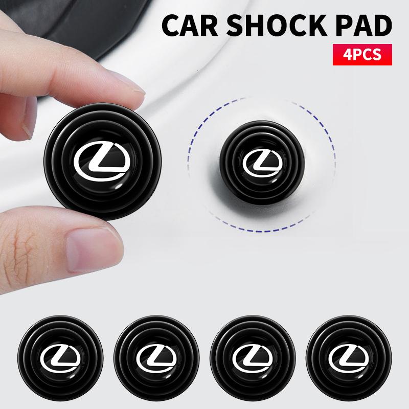 1/2/4Pcs Car Door Anti-Collision Silicone Pads For Lexus F SPORT IS250 IS200 CT200h GS300 LS430 RX450h LX570 IS300 Accessories