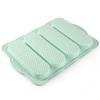 Non-Stick 4-Cavity Silicone Baguette Mold for French Bread Baking