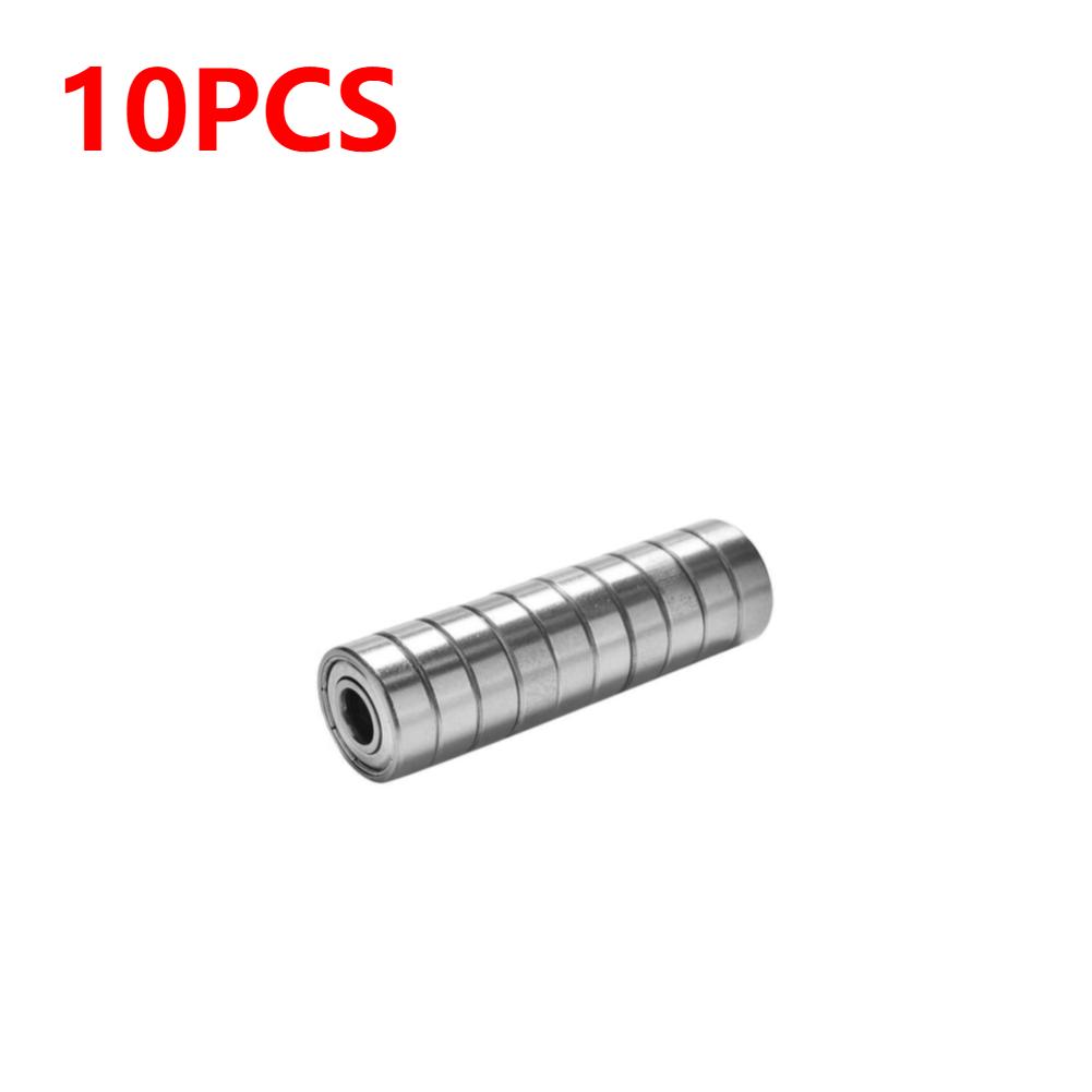 10-100 шт. 608ZZ Металлические миниатюрные шарикоподшипники с двойным защитным уплотнением для скейтбордов, роликовых коньков, 8x22x7 мм